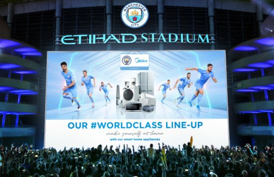 Midea continúa potenciando su patrocinio del Manchester City con innovadoras acciones