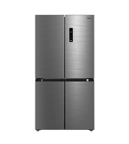 MIDEA Frigorífico Combi No Frost 55 cm ancho x 180 cm Inox - Nevera combi  libre instalación 199 L + 71 L Congelador - Refrigerador de bajo consumo  con