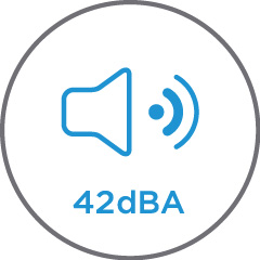 Silencioso 42 dB